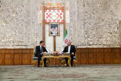 Neçirvan Barzani, İran Parlamentosu Başkanı ile bir araya geldi 