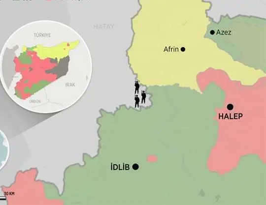 Artêsa Sûriyê û grûbên bi desteka Îranê êrîs birin ser gundê Wasat: 3 kustiyên sîvîl