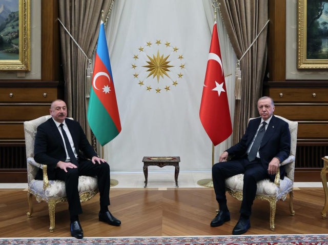 Erdoğan ile Aliyev Ankara'da bir araya geldi