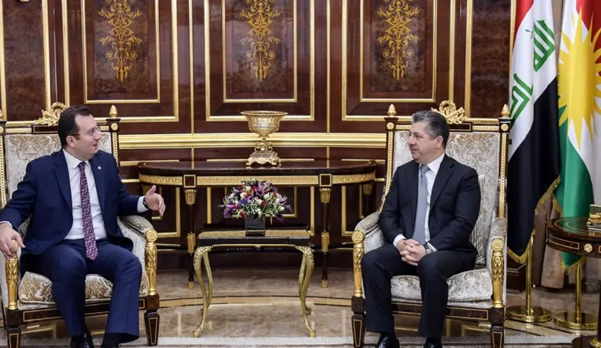 Serokwezîr Mesrûr Barzanî pêswazî li Konsulê Gistî yê nû yê Tirkiyeyê kir