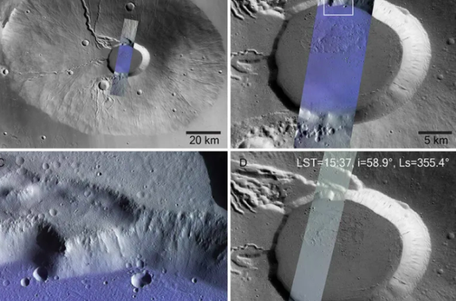 Mars'ta keşfedilen donmuş su, tam 60 olimpik yüzme havuzu boyutunda! 