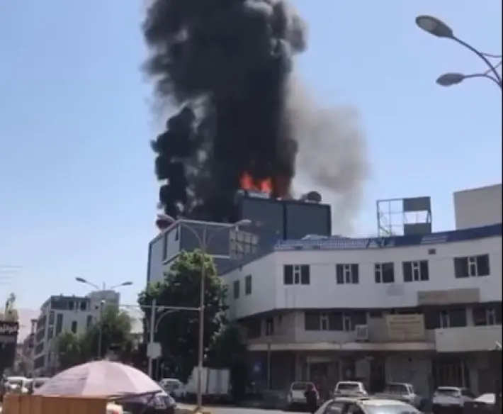 سلێمانی.. هاوڵاتییەك لە ئاگری باڵەخانەكەی گەڕەكی ئاشتی گیانی لەدەستداوە