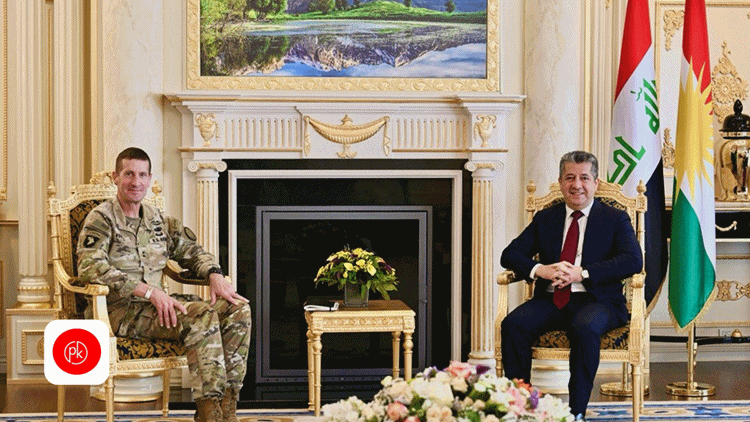 Mesrûr Barzanî û General Joel Vaul civiyan: Wê pistevaniya yekxistina Pêsmerge bidome