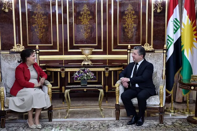 مەسروور بارزانی و شاندێکی نەتەوەیەکگرتووەکان گفتوگۆیان سەبارەت بە سەرژمێری کرد