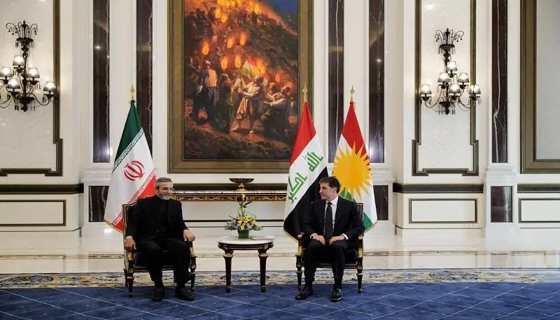 سه‌رۆكى هه‌رێمى كوردستان پێشوازی له‌ سەرپەرشتیاری وەزارەتی دەرەوەی ئێران كرد