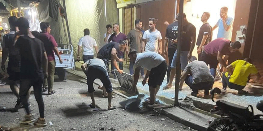 Li Tûzxurmatû di bazarekî de teqîn çêbû û hinek kes birîndar bûn