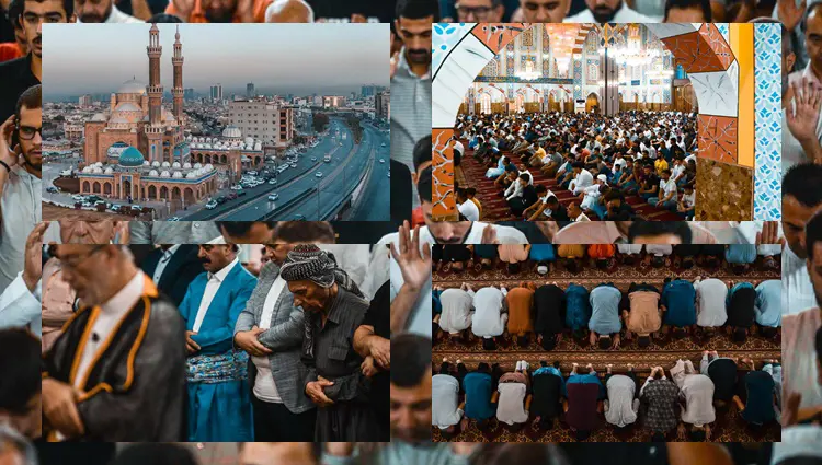 Li Hewlêrê pistî nimêjê pîrozbahiyên Cejna Qurbanê dest pê kir