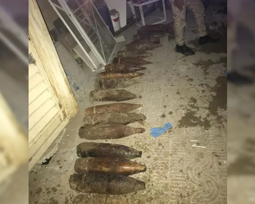 Li Bexdayê di malekê de zêdetirî 20 top hatin dîtin