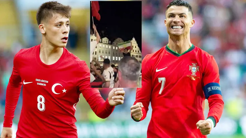 Tîma Ronaldo zora Tirkiyê bir: Kurdan li Ewropayê kêf kir!