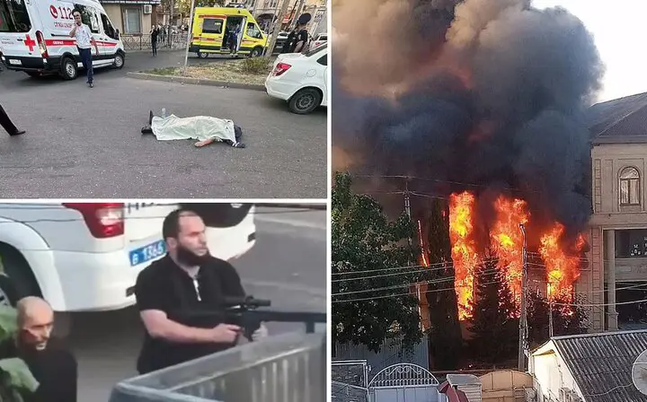 هێرشی تیرۆریستی لە داغستانی ڕووسیا و ١٦ کەس کوژران