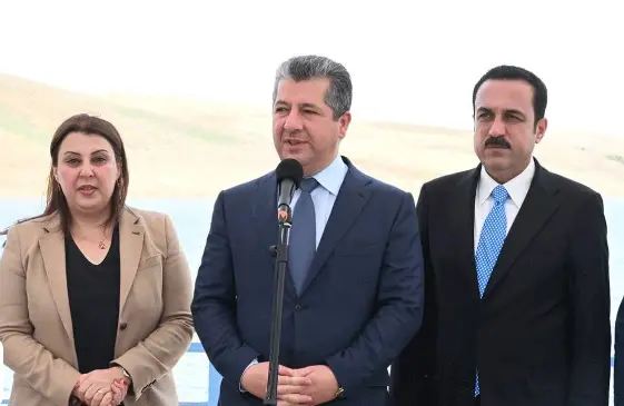 مەسروور بارزانی : بەندئاوی چەمرگەمان کردەوە و بەندئاوی زیاتریش دەکەینەوە