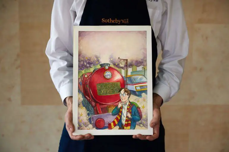 Xêza çapa yekem a Harry Potter bi 1,9 mîlyon dolarî hat firotin