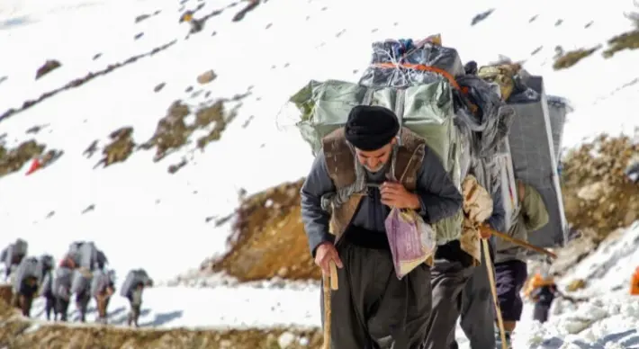 مانگی رابردوو 13 كۆڵبەر لە ڕۆژهەڵاتی كوردستان كوژراون و برینداربوون