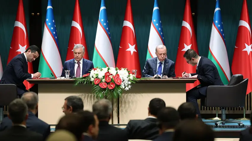 Di navbera Tirkiyê û Özbekistanê de 18 peyman hat îmzekirin