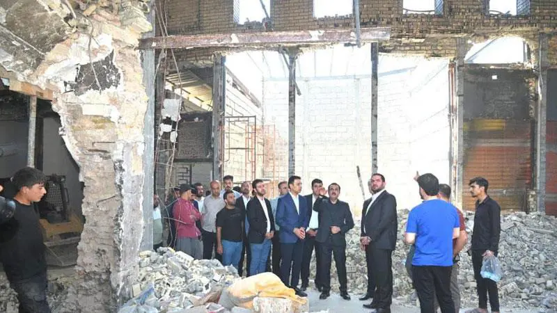 بازاڕی قه‌یسه‌ری هه‌ولێر به‌ گوژمه‌ی پێنج ملیار و سێسه‌د ملیۆن دینار نۆژه‌نده‌كرێته‌وه‌