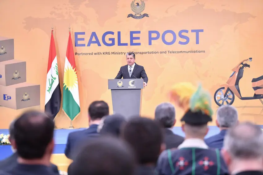 Barzani: Eagle Post Merkezi Kürdistan Bölgesi ile dünyayı birbirine bağlıyor
