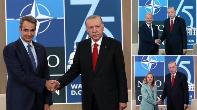 Erdogan'dan NATO Zirvesi'nde diplomasi trafigi