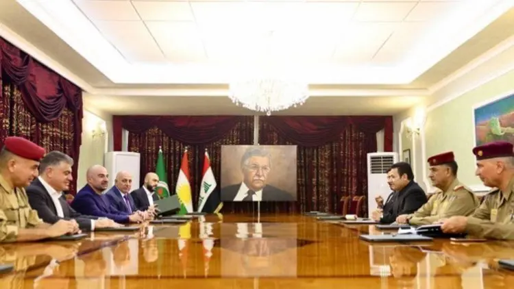 Irak Ulusal Güvenlik Danismani, Bafil Talabani ile görüstü
