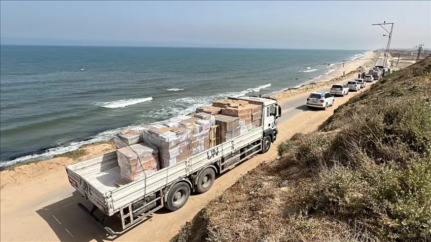 Italya, Gazze’ye 60 tondan fazla insani yardim gönderdi