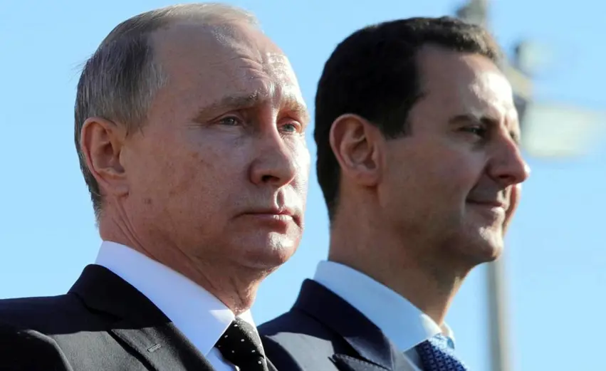 Putin û Esed li Kremlînê civiyan