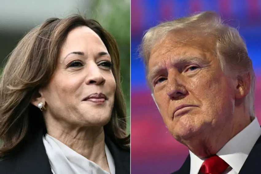 Anket: Trump, Harris'in az farkla önünde!