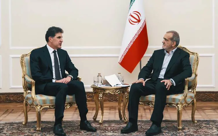 Nêçîrvan Barzanî bi serokomarê nû yê Îranê re civiya