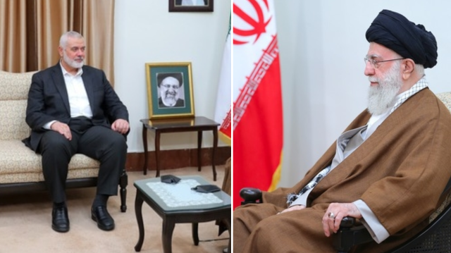 Wê Xaminey pêsnimêjiya cenazeyê Îsmaîl Heniye bike