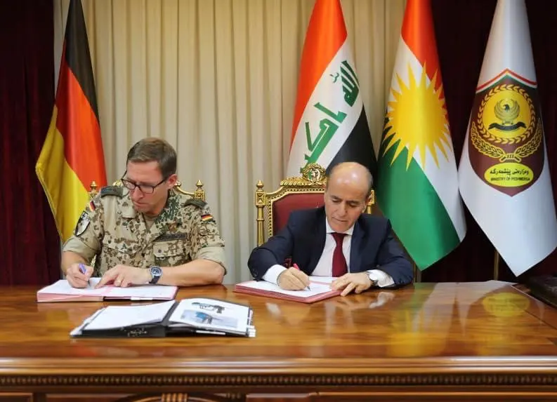 هەرێمی كوردستان ڕێككەوتنێكی سەربازی لەگەڵ ئاڵمانیا واژوو كرد