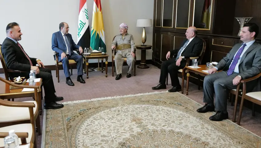 Serok Barzanî bi Nûrî Malikî re civiya: Rewsa siyasî û mijara seroktiya parlamenê hate gotûbêjkirin