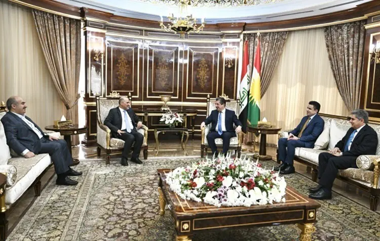 مەسروور بارزانی پێشوازی لە سەرۆکی ڕەوتی غەدی سووریا کرد