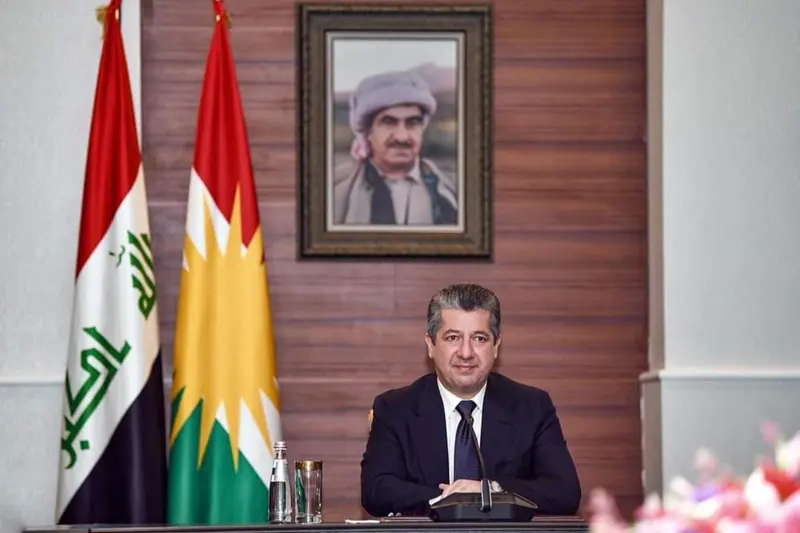 سەرۆكی حكوومەتی هەرێمی كوردستان پیرۆزبایی لە مەسعوود پزیشكیان کرد
