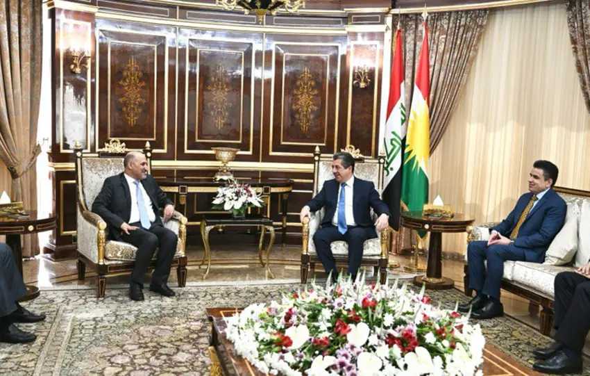 Serokwezîr Mesrûr Barzanî serokê Tevgera Al-Ghad Ahmed el-Cerba qebûl kir