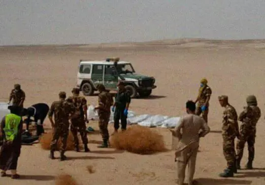 گیان لەدەستدانی ١٢ هاوڵاتی سووری لە بیابانی جەزائیر بەهۆی تینوویەتی