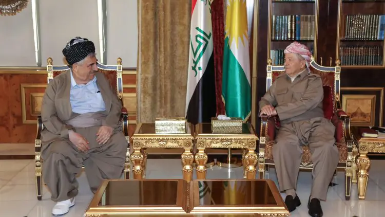 Mesud Barzani, Muhammed Haci Mahmud ile görüstü