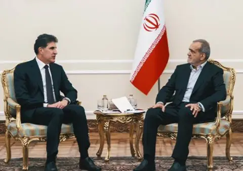 نێچیرڤان بارزانی : بە گەشبینی یەوە دەڕوانمە کاری ھاوبەش بۆ پەرەپێدانی پەیوەندییەکان لەگەڵ ئێران