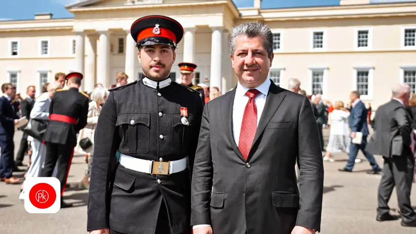 Ji Mesrûr Barzanî peyama besdariya merasîma Akademiya Leskerî ya Sandhusrstê