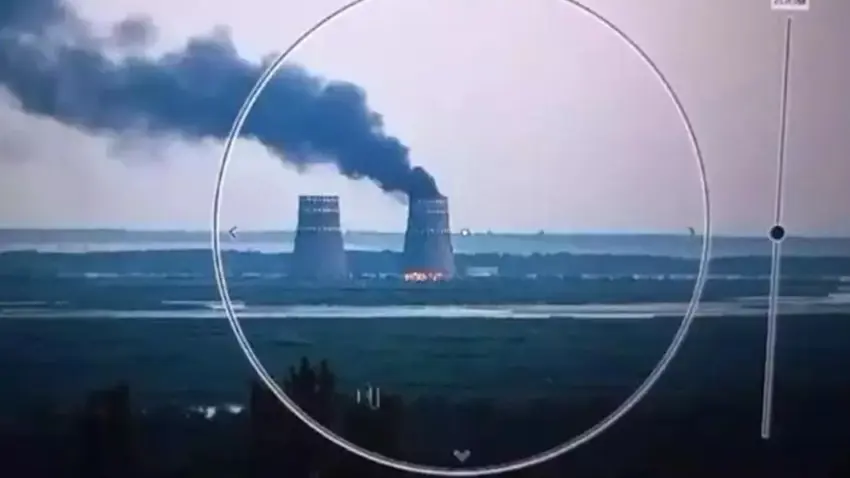 Di pergala sarbûnê ya Santrala Nukleerê ya Zaporizhyayê de sewat derket