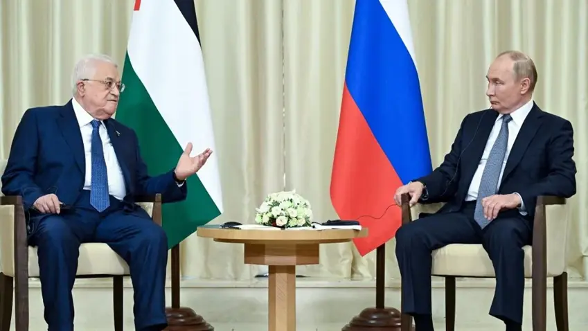 Serokê Rûsyayê Putin, li Moskovayê serokê dewleta Fîlîstînê Mehmûd Abbas qebûl kir