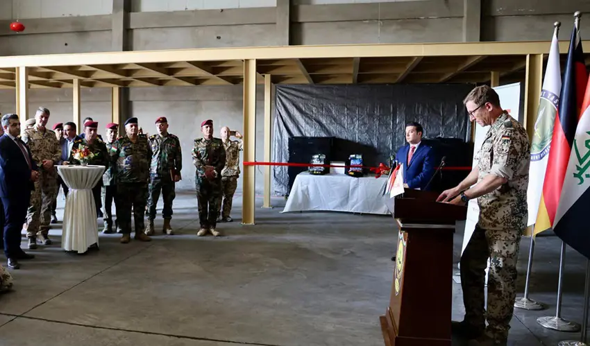 Almanyayê alîkariyên tenduristî pêskesî hêzên Pêsmerge kir