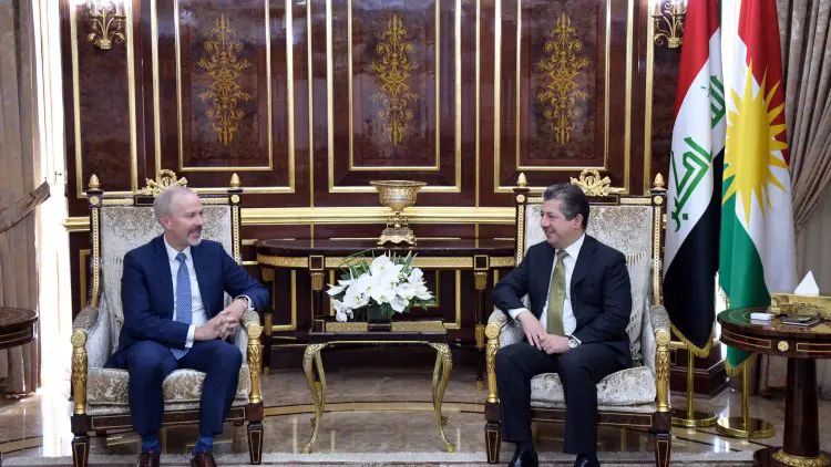 Basbakan, ABD'nin yeni Erbil Baskonsolosu ile görüstü