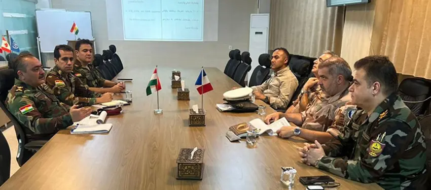 Wezareta Pêsmerge û sanda leskerî ya Fransa li ser proseya çaksaziyê gotûbêj kirin