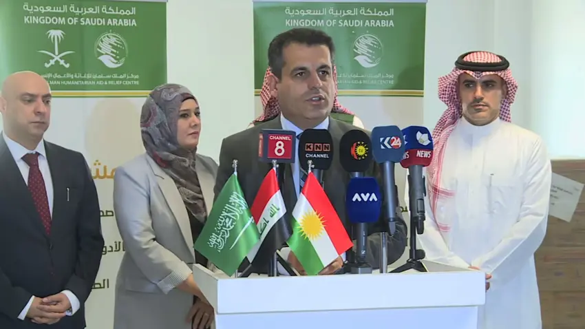 Alîkariyên pizîskî yên Erebistana Siûdiyê ji bo Herêma Kurdistanê