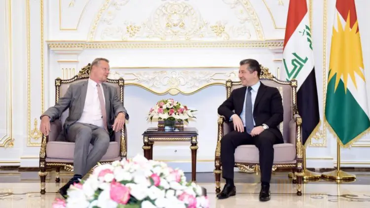 Basbakan, Almanya’nin Erbil Baskonsolosunu kabul etti