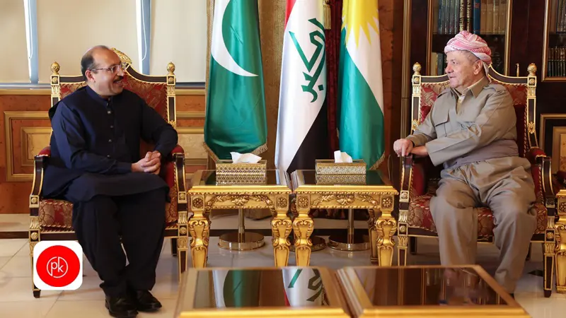 Serok Barzanî pêswazî li Balyozê Pakistanê kir