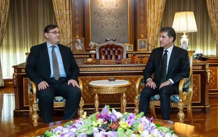 Neçirvan Barzani, Avusturya'nin Irak Büyükelçisi’ni kabul etti