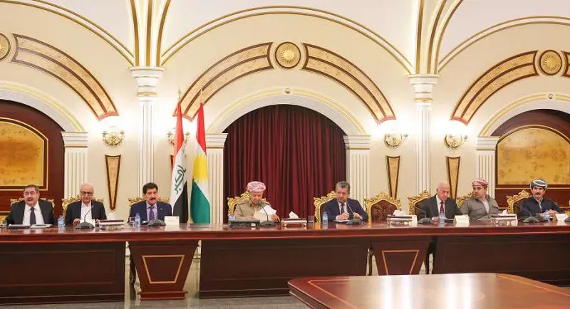 بە سەرپەرشتی سەرۆک بارزانی کۆمیتەی ناوەندی پارتی دیموكراتی كوردستان کۆبووەوە