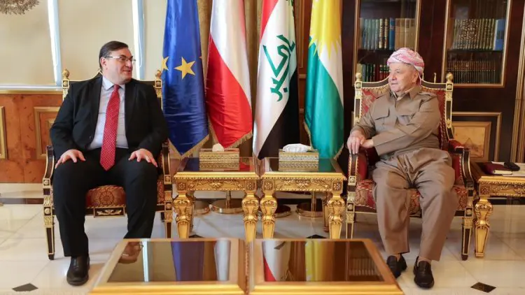 Baskan Barzani Avusturya'nin Irak Büyükelçisini kabul etti
