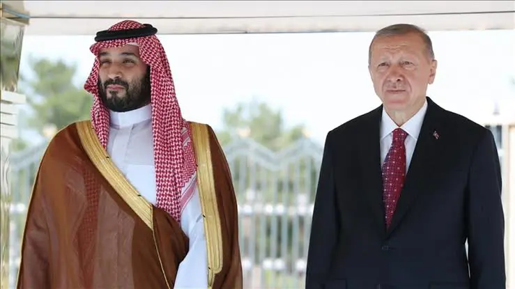 Erdogan, Suudi Arabistan Veliaht Prensi ile görüstü