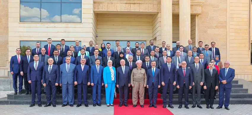 سەرۆك بارزانی پێشوازی لە شاندێكی باڵای حكوومەتی عێراقی کرد