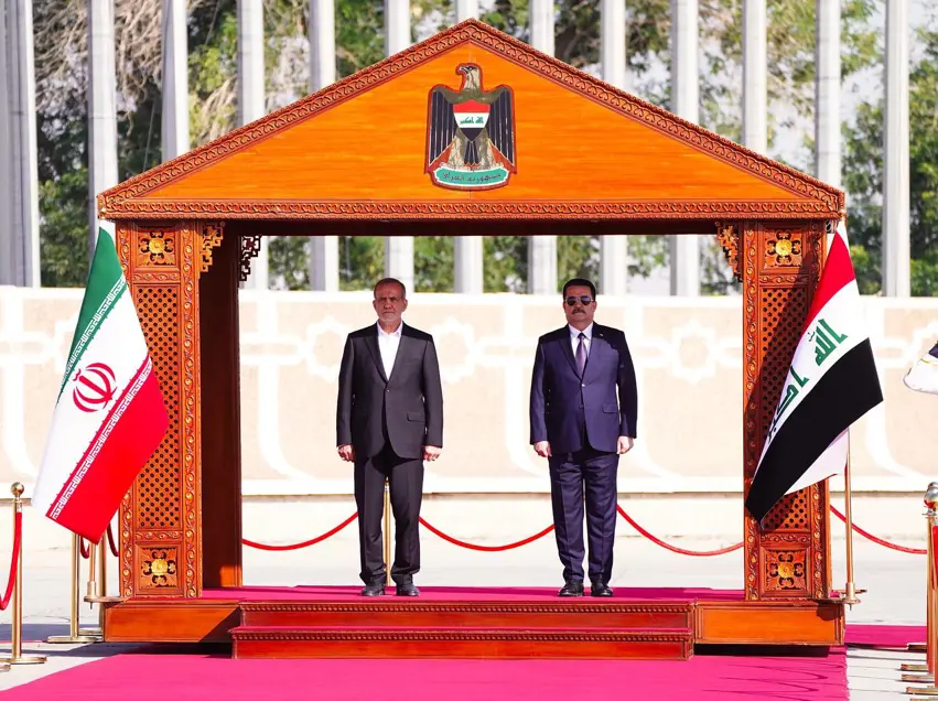 Serokomarê Îranê di çarçoveya serdana xwe ya fermî de li Bexdayê ye